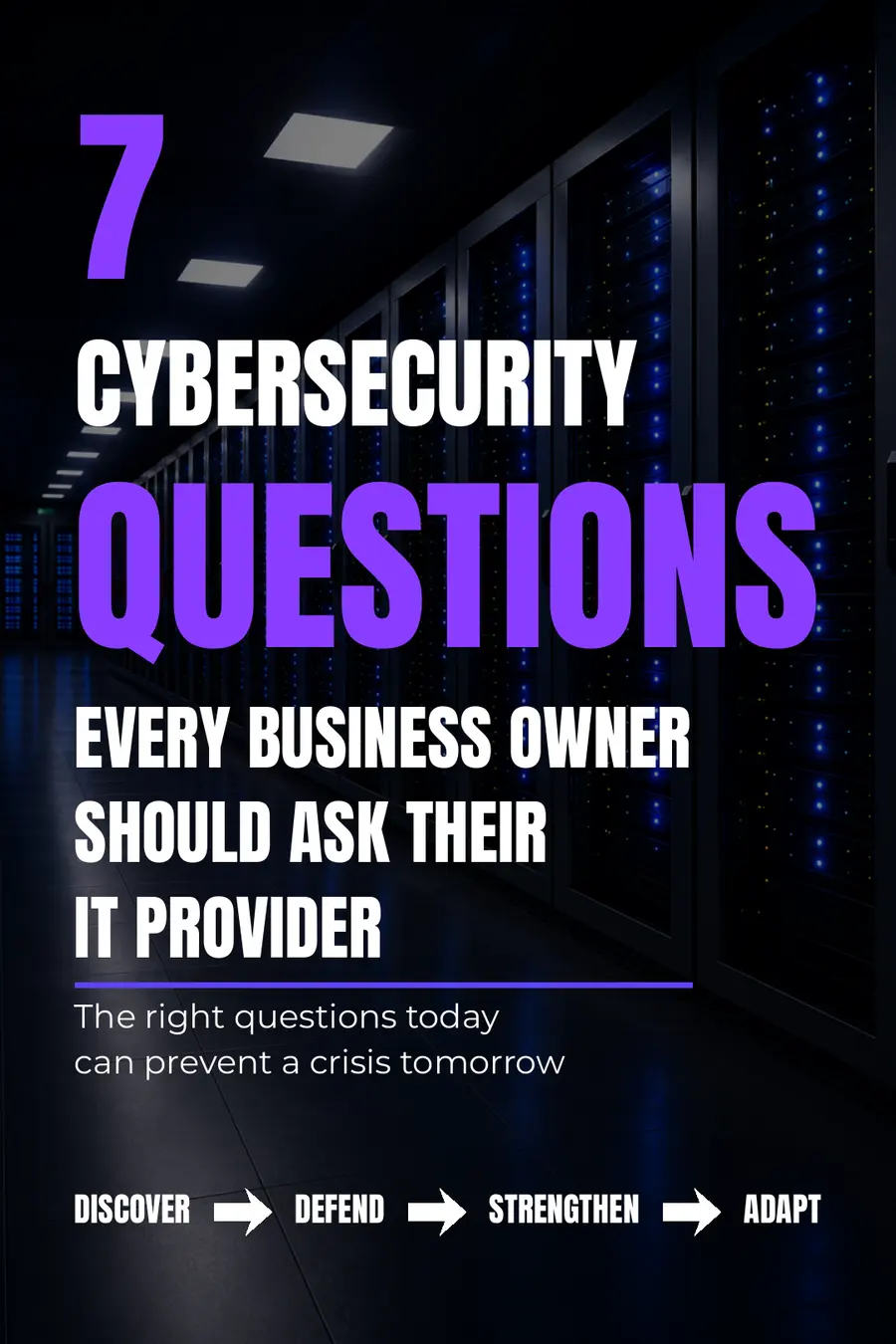 Cover of 7 Cybersecurity Questions Every Business Owner Should Ask Their IT Provider