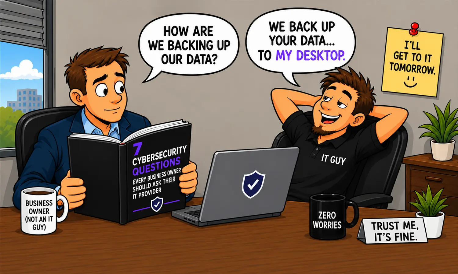 Illustration for question 1: How do we know our backups actually work?